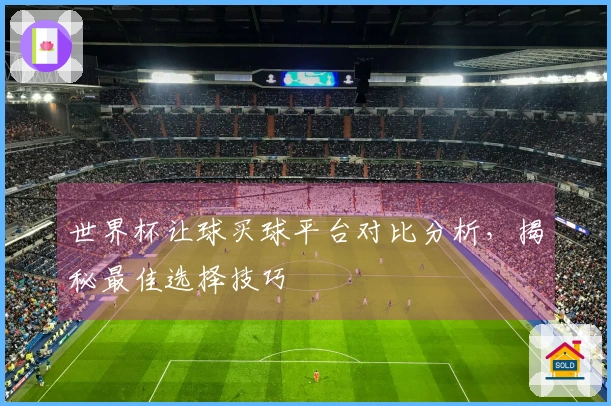 世界杯让球买球平台对比分析，揭秘最佳选择技巧