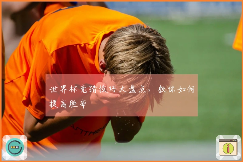 世界杯竞猜技巧大盘点，教你如何提高胜率