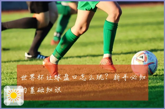世界杯让球盘口怎么玩？新手必知的基础知识